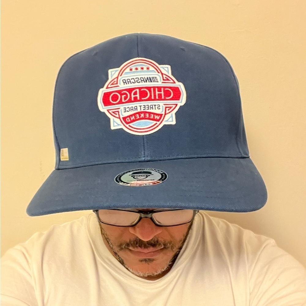 NOGGIN BOSS NASCAR Chicago Street Race Oversized Novelty Hat – New